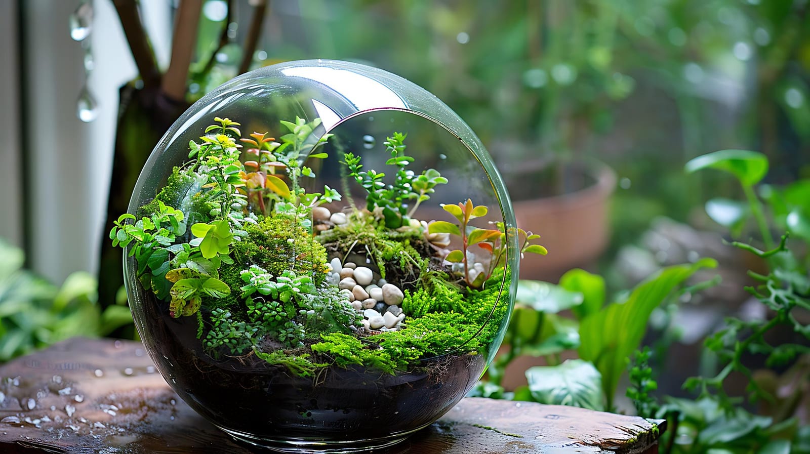 Terrário de Mesa Pequeno no catálogo da Nano Hub